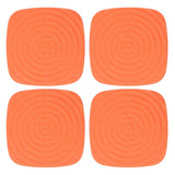 4pcs Chicken Nest Mat Washable Chicken Nesting Pads Nesting Box Pads for Laying Eggs Orange