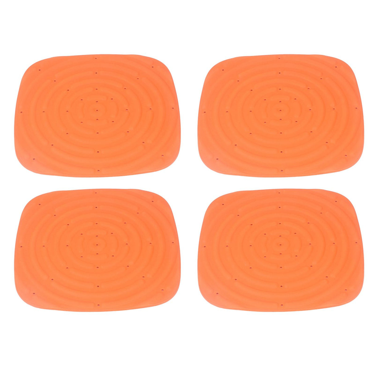 4pcs Chicken Nest Mat Washable Chicken Nesting Pads Nesting Box Pads for Laying Eggs Orange