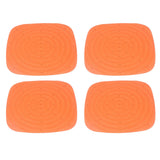 4pcs Chicken Nest Mat Washable Chicken Nesting Pads Nesting Box Pads for Laying Eggs Orange
