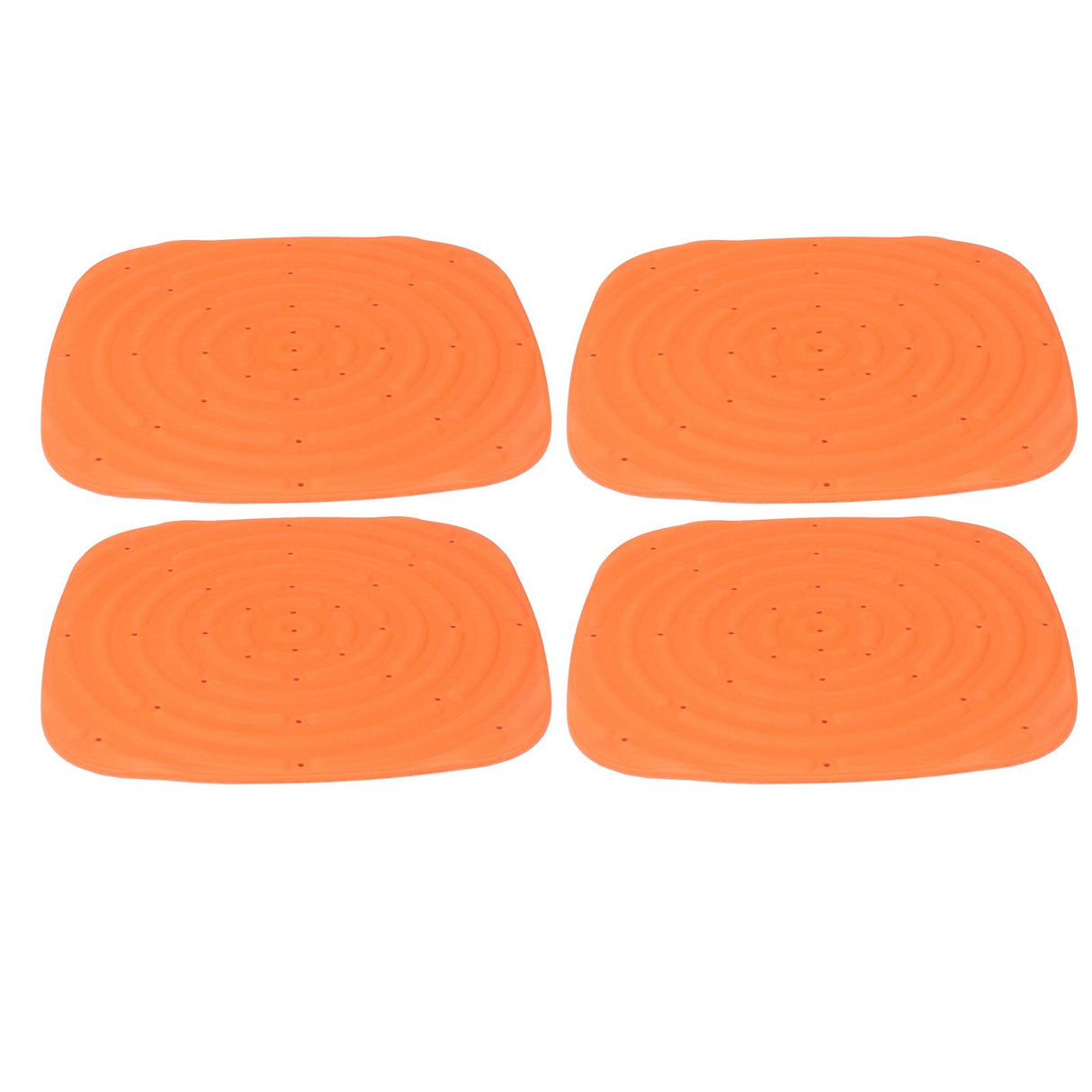 4pcs Chicken Nest Mat Washable Chicken Nesting Pads Nesting Box Pads for Laying Eggs Orange