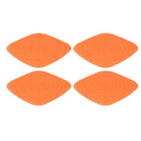 4pcs Chicken Nest Mat Washable Chicken Nesting Pads Nesting Box Pads for Laying Eggs Orange