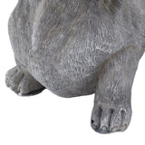 Dog Garden Statues DIY Lifelike Prevent Cracking Resin Dog Statues Home Decor for Courtyard Lawn Dachshund - Extra Image