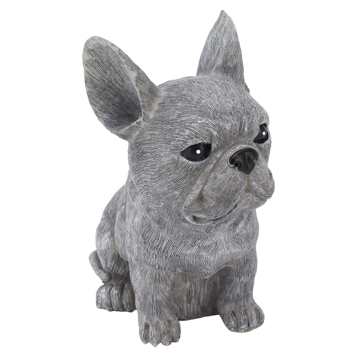 Dog Garden Statues DIY Lifelike Prevent Cracking Resin Dog Statues Home Decor for Courtyard Lawn Sitting Dog