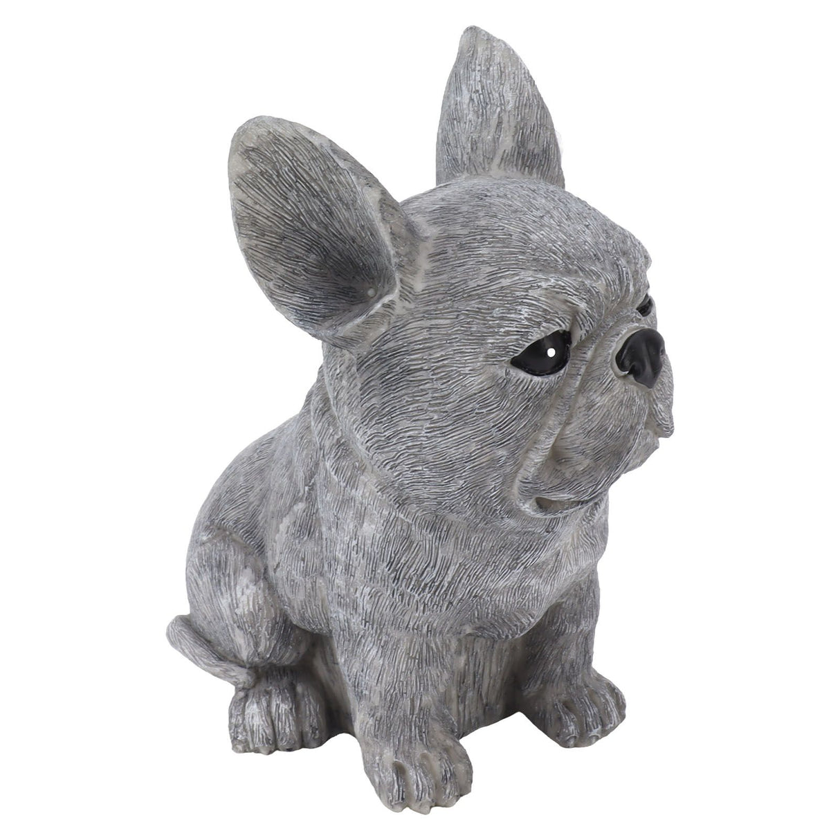 Dog Garden Statues DIY Lifelike Prevent Cracking Resin Dog Statues Home Decor for Courtyard Lawn Sitting Dog