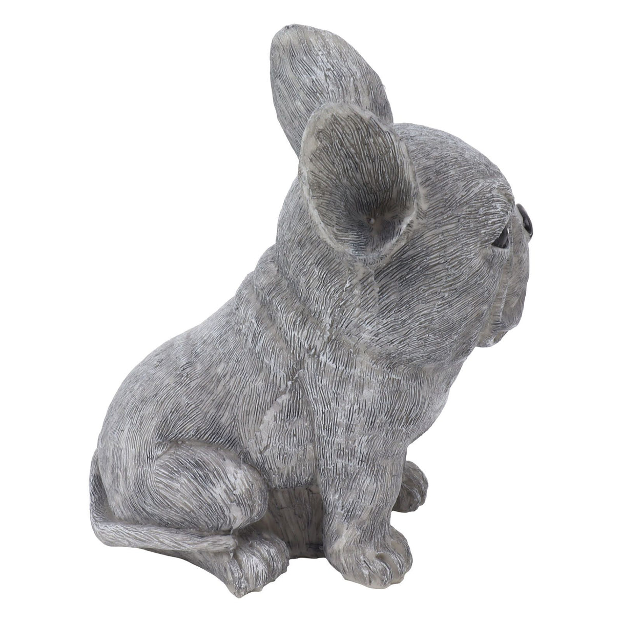 Dog Garden Statues DIY Lifelike Prevent Cracking Resin Dog Statues Home Decor for Courtyard Lawn Sitting Dog