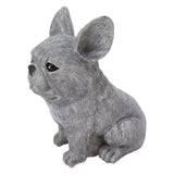 Dog Garden Statues DIY Lifelike Prevent Cracking Resin Dog Statues Home Decor for Courtyard Lawn Sitting Dog