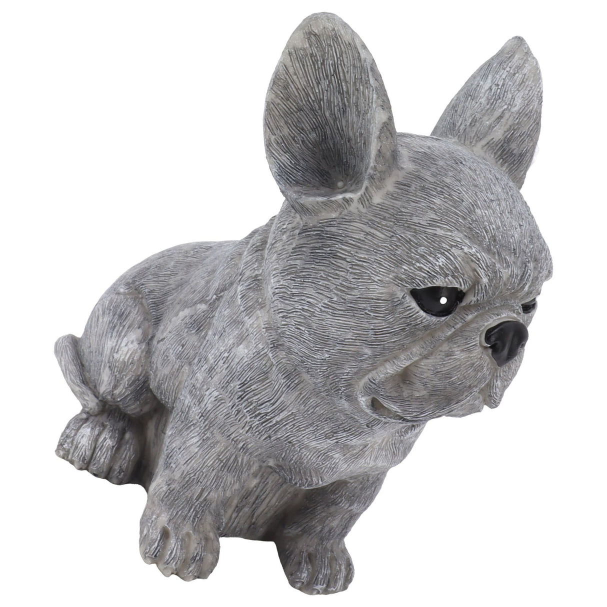 Dog Garden Statues DIY Lifelike Prevent Cracking Resin Dog Statues Home Decor for Courtyard Lawn Sitting Dog
