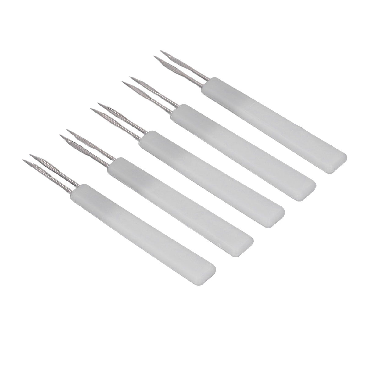 50Pcs Chicken Poultry Double Needle Thorn Pox Needle Chicken Vaccination Needle Poultry Breeding Equipment White