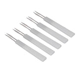 50Pcs Chicken Poultry Double Needle Thorn Pox Needle Chicken Vaccination Needle Poultry Breeding Equipment White