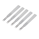 50Pcs Chicken Poultry Double Needle Thorn Pox Needle Chicken Vaccination Needle Poultry Breeding Equipment White - 45-Degree Angle