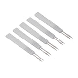 50Pcs Chicken Poultry Double Needle Thorn Pox Needle Chicken Vaccination Needle Poultry Breeding Equipment White