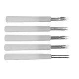 50Pcs Chicken Poultry Double Needle Thorn Pox Needle Chicken Vaccination Needle Poultry Breeding Equipment White - Extra Image