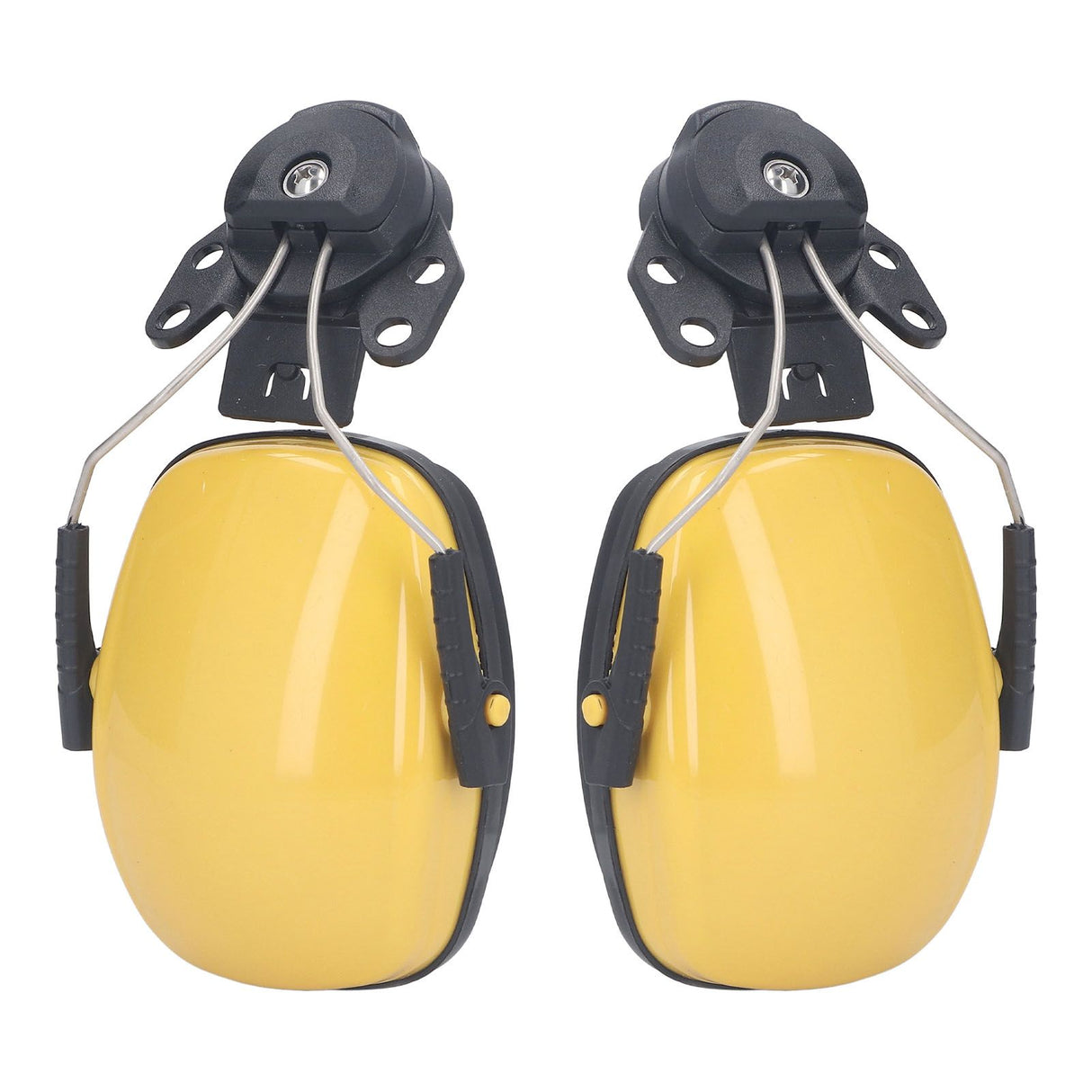 1 Pair Safety Helmet Ear Muff Noise Reduction Helmet Hard Hat Hearing Protection Earmuff for Construction Site