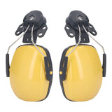 1 Pair Safety Helmet Ear Muff Noise Reduction Helmet Hard Hat Hearing Protection Earmuff for Construction Site