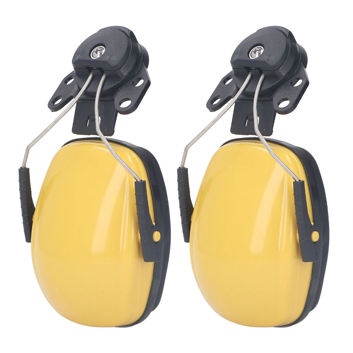 1 Pair Safety Helmet Ear Muff Noise Reduction Helmet Hard Hat Hearing Protection Earmuff for Construction Site