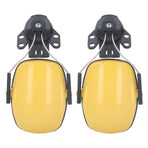 1 Pair Safety Helmet Ear Muff Noise Reduction Helmet Hard Hat Hearing Protection Earmuff for Construction Site