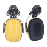 1 Pair Safety Helmet Ear Muff Noise Reduction Helmet Hard Hat Hearing Protection Earmuff for Construction Site