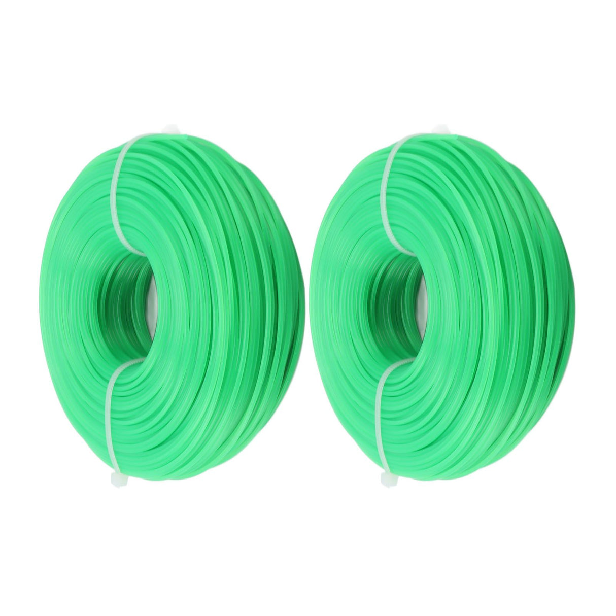 2Pcs Grass Strimmer Line Spool Nylon for Garden Electric Trimmer 100meter 1.6mm Green