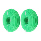 2Pcs Grass Strimmer Line Spool Nylon for Garden Electric Trimmer 100meter 1.6mm Green