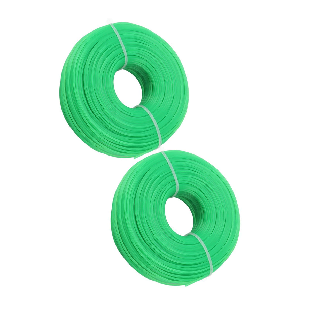 2Pcs Grass Strimmer Line Spool Nylon for Garden Electric Trimmer 100meter 1.6mm Green