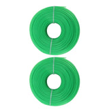 2Pcs Grass Strimmer Line Spool Nylon for Garden Electric Trimmer 100meter 1.6mm Green - Rear View