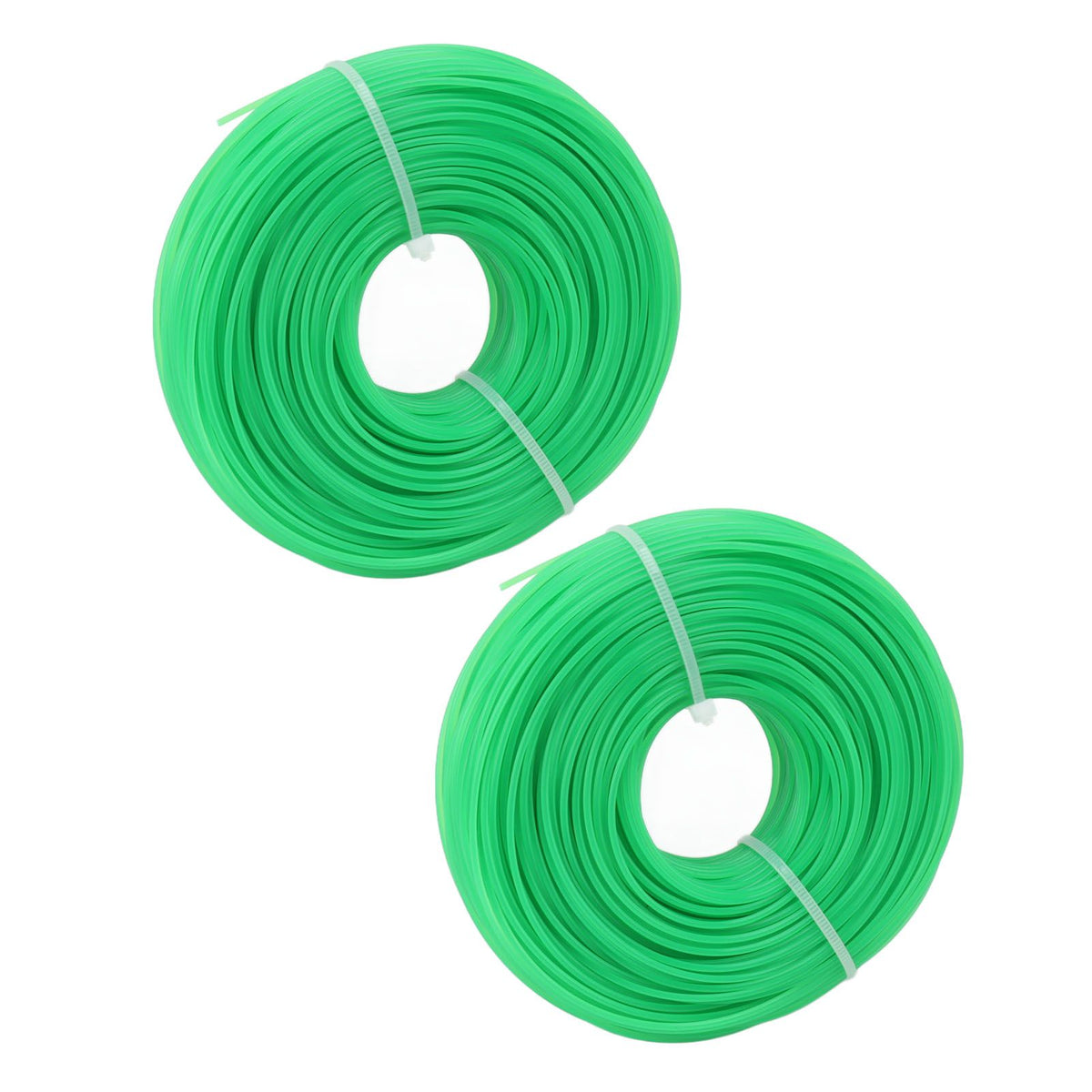 2Pcs Grass Strimmer Line Spool Nylon for Garden Electric Trimmer 100meter 1.6mm Green