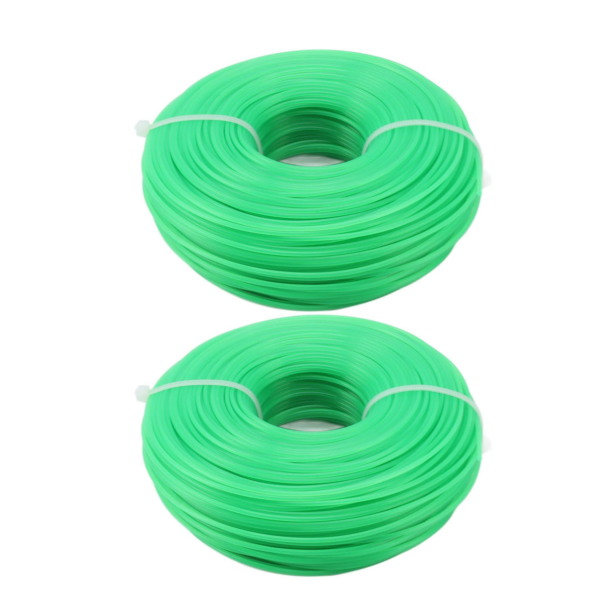 2Pcs Grass Strimmer Line Spool Nylon for Garden Electric Trimmer 100meter 1.6mm Green