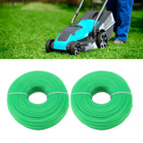 2Pcs Grass Strimmer Line Spool Nylon for Garden Electric Trimmer 100meter 1.6mm Green
