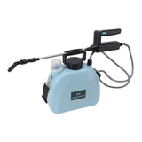 Electric Sprayer Battery Powered Widen Slip Resistant Handle Backpack Weed Sprayer for Plants Flowers Agricultural 5L Blue - Front View