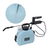 Electric Sprayer Battery Powered Widen Slip Resistant Handle Backpack Weed Sprayer for Plants Flowers Agricultural 5L Blue
