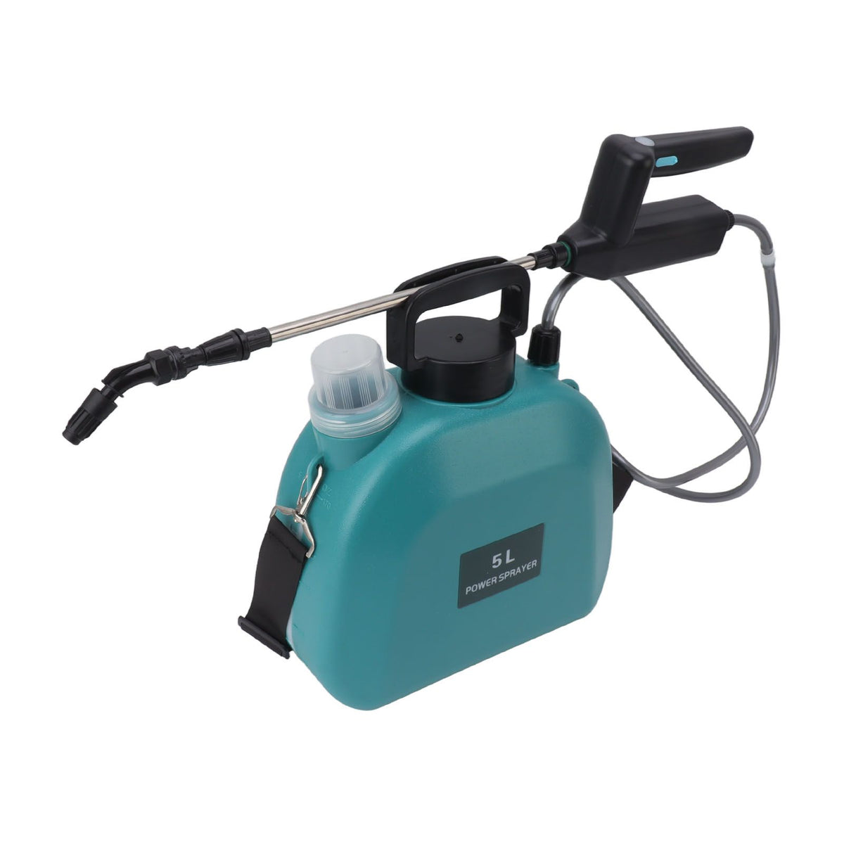 Electric Sprayer Battery Powered Widen Slip Resistant Handle Backpack Weed Sprayer for Plants Flowers Agricultural 5L Green