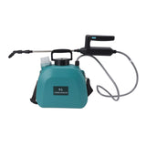 Electric Sprayer Battery Powered Widen Slip Resistant Handle Backpack Weed Sprayer for Plants Flowers Agricultural 5L Green