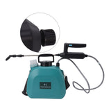 Electric Sprayer Battery Powered Widen Slip Resistant Handle Backpack Weed Sprayer for Plants Flowers Agricultural 5L Green
