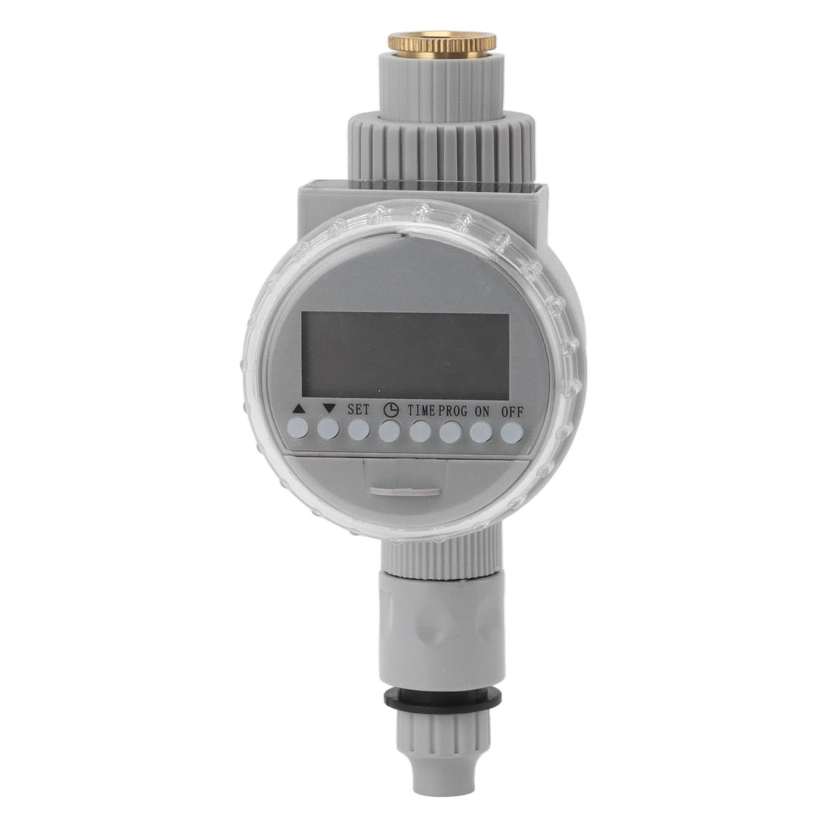 Watering Timer Water Controlling Automatic Drip Irrigation Timer for G1/2 G3/4 Threaded Faucet Garden Potted Plants Grey