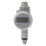 Watering Timer Water Controlling Automatic Drip Irrigation Timer for G1/2 G3/4 Threaded Faucet Garden Potted Plants Grey - Front View