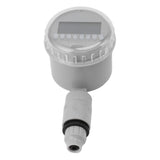 Watering Timer Water Controlling Automatic Drip Irrigation Timer for G1/2 G3/4 Threaded Faucet Garden Potted Plants Grey - 45-Degree Angle
