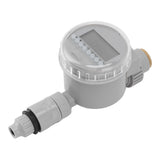 Watering Timer Water Controlling Automatic Drip Irrigation Timer for G1/2 G3/4 Threaded Faucet Garden Potted Plants Grey