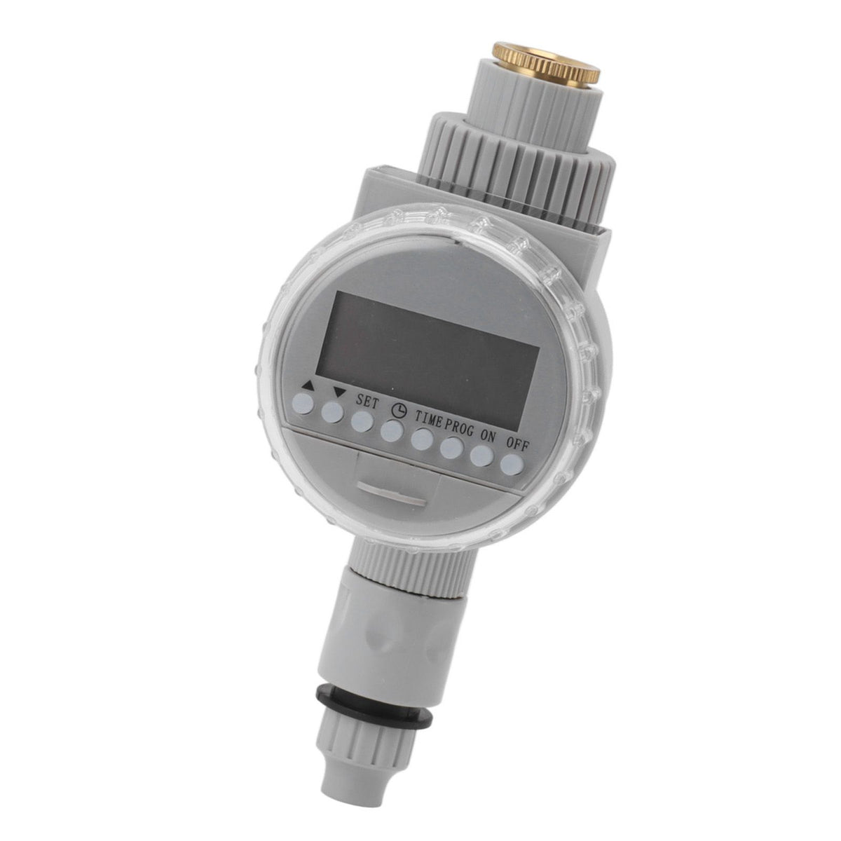 Watering Timer Water Controlling Automatic Drip Irrigation Timer for G1/2 G3/4 Threaded Faucet Garden Potted Plants Grey