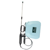 8L Electric Sprayer Slip Resistant Handle 2000mAh Battery Powered Sprayer with Shoulder Strap for Household Blue
