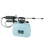 8L Electric Sprayer Slip Resistant Handle 2000mAh Battery Powered Sprayer with Shoulder Strap for Household Blue