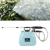 8L Electric Sprayer Slip Resistant Handle 2000mAh Battery Powered Sprayer with Shoulder Strap for Household Blue