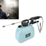 8L Electric Sprayer Slip Resistant Handle 2000mAh Battery Powered Sprayer with Shoulder Strap for Household Blue