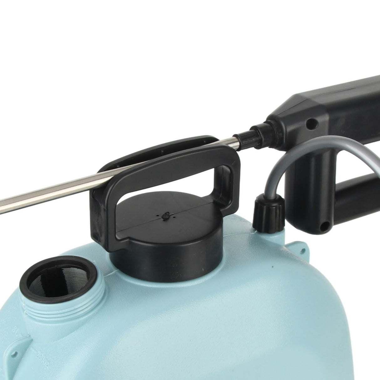 8L Electric Sprayer Slip Resistant Handle 2000mAh Battery Powered Sprayer with Shoulder Strap for Household Blue