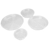 20pcs Plant Saucer Tray 6in 8in 10in 12in Heavy Duty Plastic Clear Flower Plant Pot Drip Tray for Indoor Outdoor