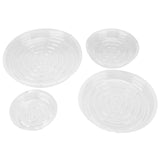 20pcs Plant Saucer Tray 6in 8in 10in 12in Heavy Duty Plastic Clear Flower Plant Pot Drip Tray for Indoor Outdoor - Extra Image