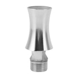 Stainless Steel Ice Tower Cascade Cedar Water Fountain Nozzle Cascade Cedar Style Ice Tower Snow Pine Fountain Nozzle Head 1/2 Inch Internal Thread 3/4 Inch External Thread - 45-Degree Angle