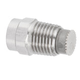 Misting Nozzle Brass Dust Control Cooling Low Pressure Mist Mister Nozzle for Greenhouse Garden G1/4 - 45-Degree Angle