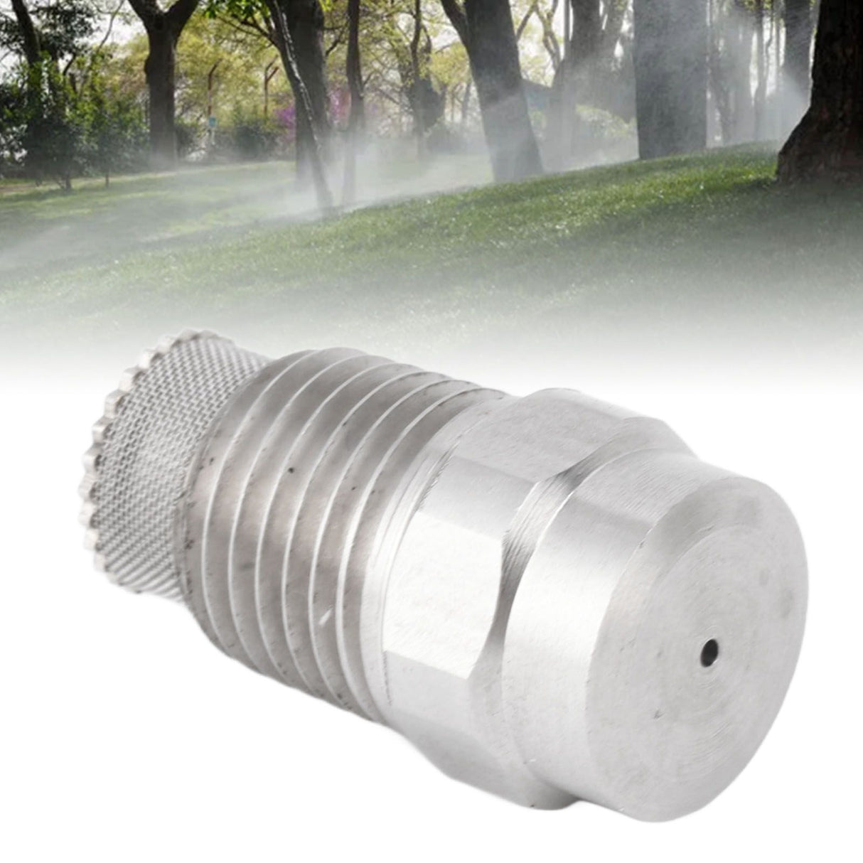 Misting Nozzle Brass Dust Control Cooling Low Pressure Mist Mister Nozzle for Greenhouse Garden G1/4