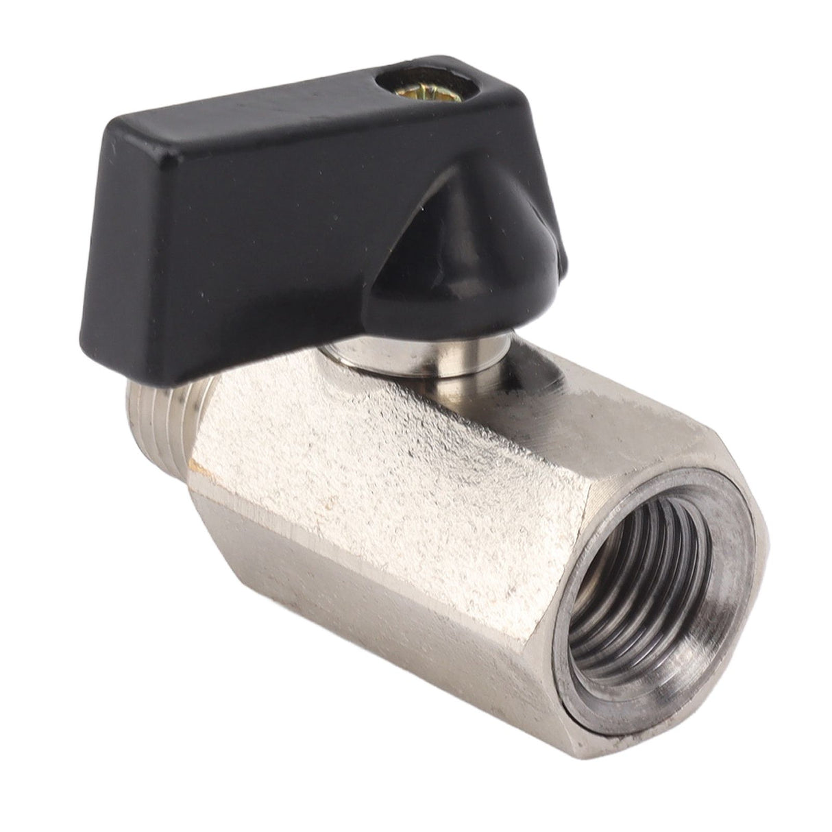 Gas Valve Ball Type Male Female Thread Thicken Brass Sandblasting for Household Tap Water 1/4