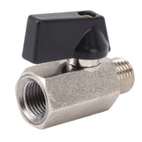 Gas Valve Ball Type Male Female Thread Thicken Brass Sandblasting for Household Tap Water 1/4